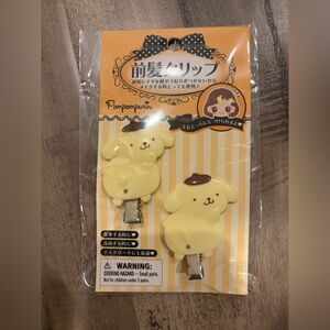 Pompompurin Hair Clips